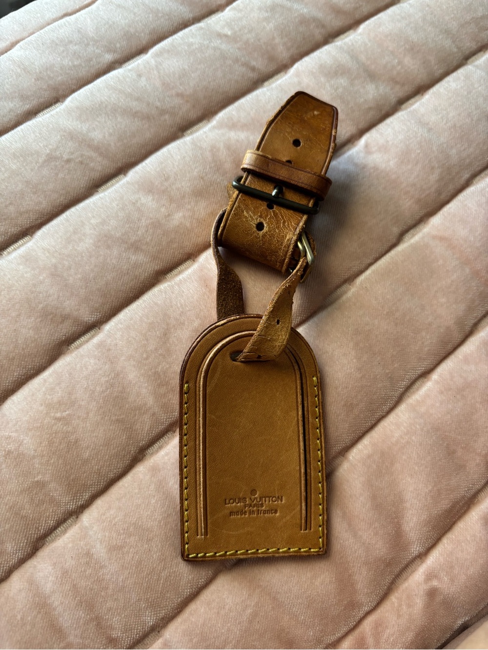 Louis Vuitton Leather Travel Luggage Tag